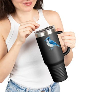 Blue Jay Insulated Travel Mug Premium Adventure Ready - Dipaliz - Tumblers