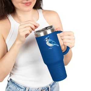 Blue Jay Insulated Travel Mug Premium Adventure Ready - Dipaliz - Tumblers