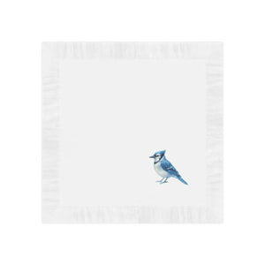 Premium Blue Jay Party – Elegant White Coined - Dipaliz - Paper Napkins
