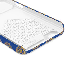 Phone Case - Blue Mandal Pattern Card Holder - Dipaliz - Mobile Cases