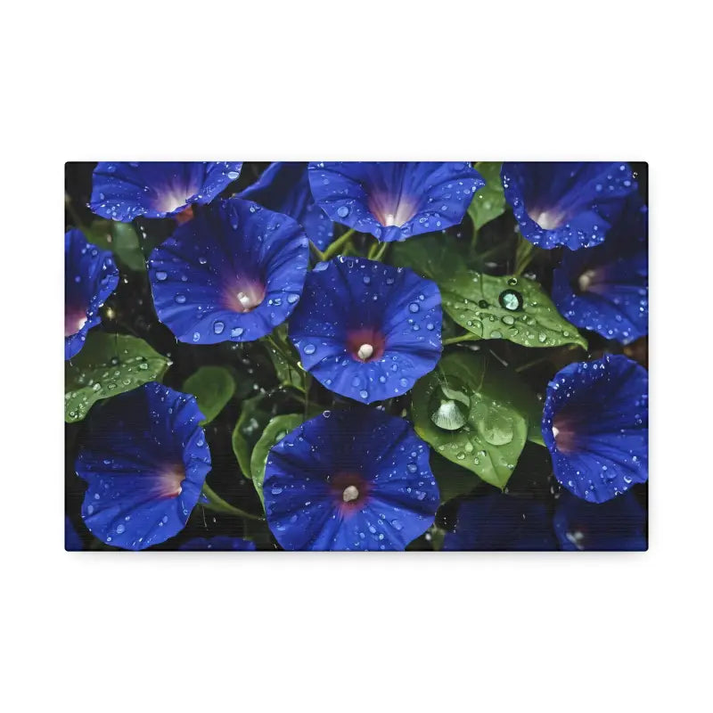 Enchant your Space: Blue Morning Glory Canvas Marvel