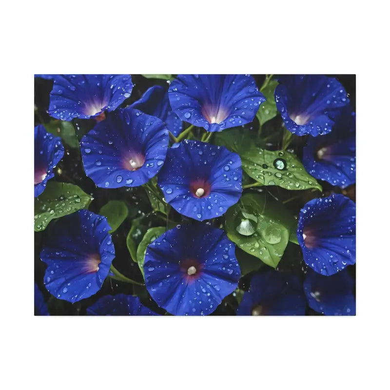 Enchant your Space: Blue Morning Glory Canvas Marvel