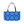 Blue Mosaic Weekender Tote Bag, Geometric Beach/travel Carryall - Bags