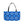 Blue Mosaic Weekender Tote Bag, Geometric Beach/travel Carryall - Bags