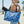 Blue Mosaic Weekender Tote Bag, Geometric Beach/travel Carryall - Bags