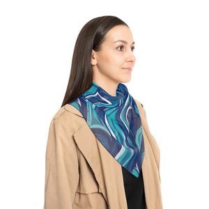 Blue Ocean Wave Scarf - Neck Gaiters