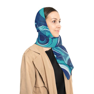 Blue Ocean Wave Scarf - Neck Gaiters