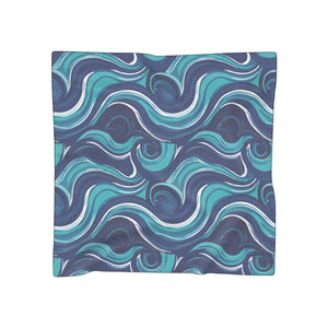 Blue Ocean Wave Scarf - Neck Gaiters
