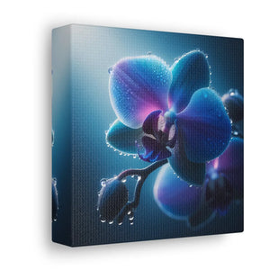 Blue Orchid Canvas – Patented Support Face - Dipaliz - Prints