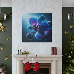 Blue Orchid Canvas – Patented Support Face - Dipaliz - Prints