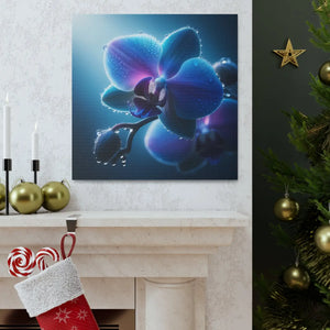 Blue Orchid Canvas – Patented Support Face - Dipaliz - Prints