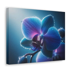 Blue Orchid Canvas – Patented Support Face - Dipaliz - Prints