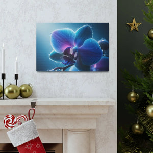 Blue Orchid Canvas – Patented Support Face - Dipaliz - Prints