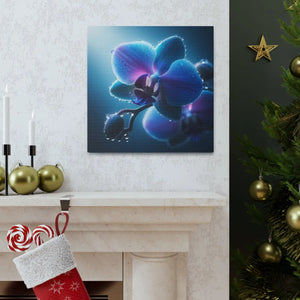 Blue Orchid Canvas – Patented Support Face - Dipaliz - Prints