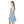 Blue Paisley Skater Dress – Summer Style - Dipaliz - Dresses - Xs