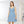Blue Paisley Skater Dress – Summer Style - Dipaliz - Dresses - Xs