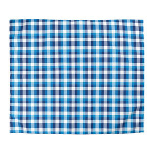 Blue Plaid Microfiber Duvet – Brushed Softness - Dipaliz - Covers