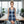 Blue Plaid Racerback – Active Wear Dress - Dipaliz - Dresses - Xs