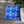 Blue Retro Wave Cushion – Square Poly Canvas - Dipaliz - Chair & Sofa Covers