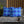 Blue Retro Wave Cushion – Square Poly Canvas - Dipaliz - Chair & Sofa Covers