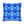 Blue Retro Wave Cushion – Square Poly Canvas - Dipaliz - Chair & Sofa Covers