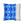 Blue Retro Wave Cushion – Square Poly Canvas - Dipaliz - Chair & Sofa Covers