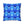 Blue Retro Wave Cushion – Square Poly Canvas - Dipaliz - Chair & Sofa Covers