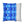 Blue Retro Wave Cushion – Square Poly Canvas - Dipaliz - Chair & Sofa Covers