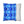 Blue Retro Wave Cushion – Square Poly Canvas - Dipaliz - Chair & Sofa Covers