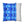 Blue Retro Wave Cushion – Square Poly Canvas - Dipaliz - Chair & Sofa Covers