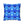 Blue Retro Wave Cushion – Square Poly Canvas - Dipaliz - Chair & Sofa Covers