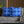 Blue Retro Wave Cushion – Square Poly Canvas - Dipaliz - Chair & Sofa Covers
