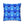 Blue Retro Wave Cushion – Square Poly Canvas - Dipaliz - Chair & Sofa Covers