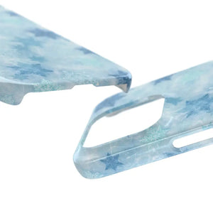 Snowflake Slim Phone Case - Blue Winter Protection - Dipaliz - Mobile Cases