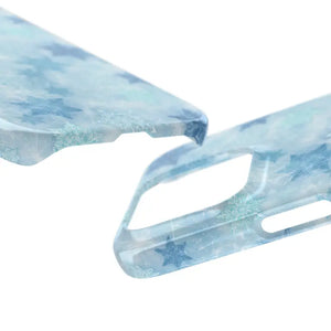 Snowflake Slim Phone Case - Blue Winter Protection - Dipaliz - Mobile Cases