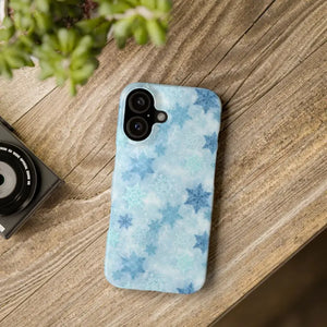 Snowflake Slim Phone Case - Blue Winter Protection - Dipaliz - Iphone 16 / Glossy / Without Gift Packaging - Mobile