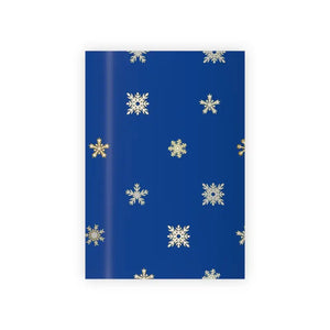 Snowflake Wrapping Paper Blue Winter Design - Dipaliz