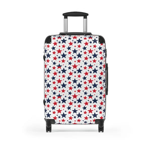 Blue Star Pattern Travel Luggage – Hard Shell - Dipaliz - Suitcases