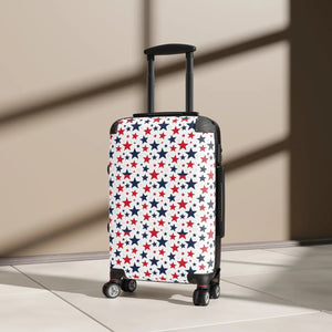 Blue Star Pattern Travel Luggage – Hard Shell - Dipaliz - Suitcases