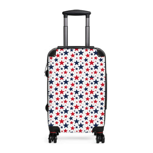 Blue Star Pattern Travel Luggage – Hard Shell - Dipaliz - Suitcases