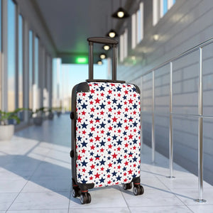 Blue Star Pattern Travel Luggage – Hard Shell - Dipaliz - Suitcases