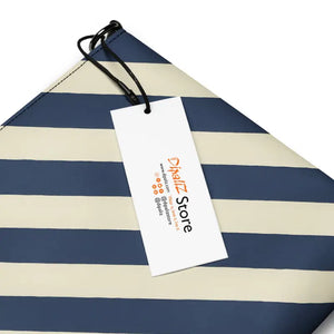 Blue Stripes Crossbody Bag - Hands Free Style - Dipaliz - Cross Body Bags