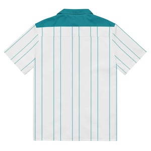 Moisture Wicking Leaf Emblem Shirt - Blue Stripes Unisex - Dipaliz - Shirts - 2xs