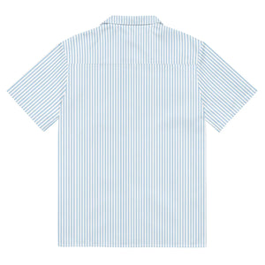 Blue Stripes Button Shirt - Moisture Wicking - Dipaliz - Shirts