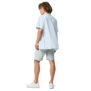 Blue Stripes Button Shirt - Moisture Wicking - Dipaliz - Shirts