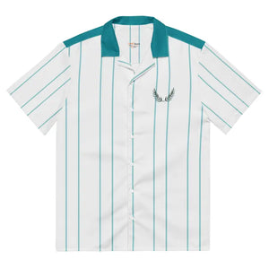 Blue Stripes Unisex Leaf Emblem Shirt Cool Style - Dipaliz - 2xs - Shirts