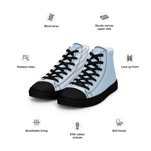 Urban Womens High Canvas Shoes - Stripes Refined - Dipaliz - Sneakers