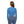 Blue Textured V-neck Long Sleeve, Women’s Casual Top - T-shirts - Xs