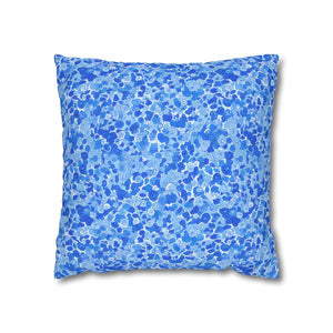 Blue Watercolor Dot Decorative Throw Pillow - Dipaliz - Chair & Sofa Cushion Covers