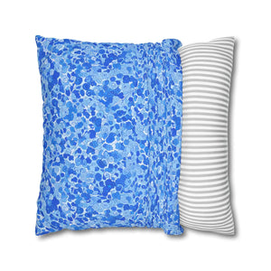 Blue Watercolor Dot Decorative Throw Pillow - Dipaliz - Chair & Sofa Cushion Covers